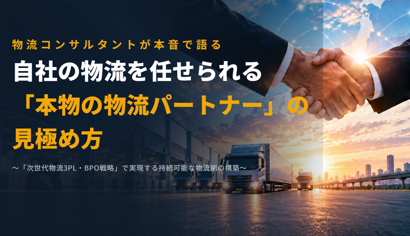 「自社物流」の限界のサイン、委託先の評価ポイントとは？