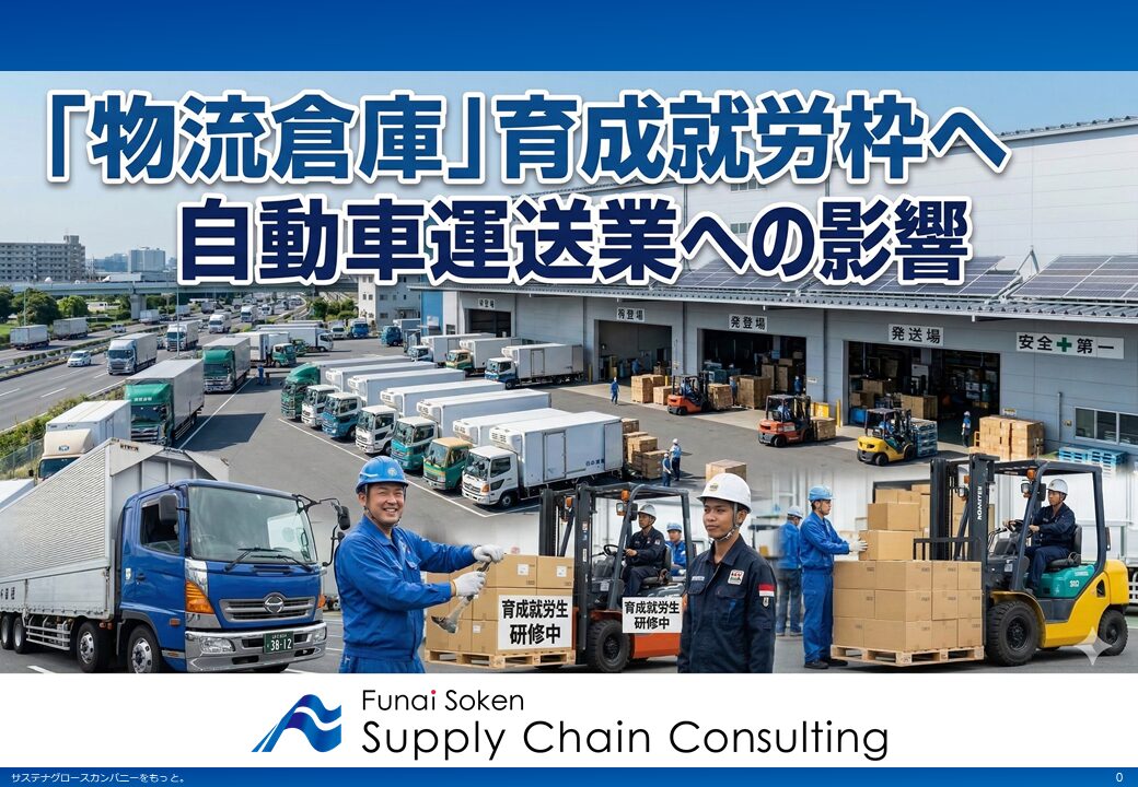 「物流倉庫」育成就労枠へ。自動車運送業への影響【無料ダウンロード】