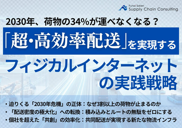 「超・高効率配送」を実現するフィジカルインターネットの実践戦略【無料ダウンロード】