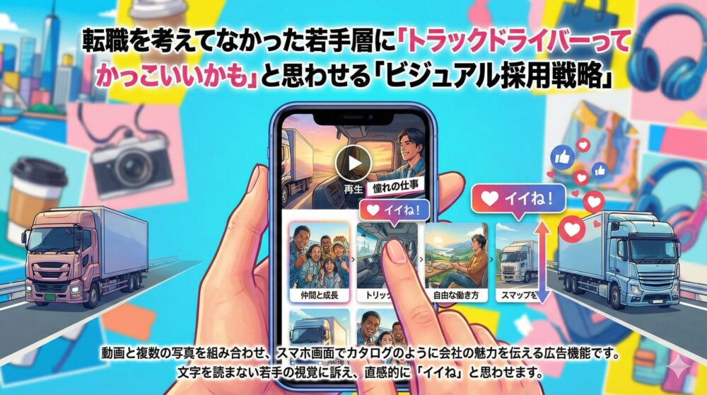 ビジュアル採用戦略イメージ